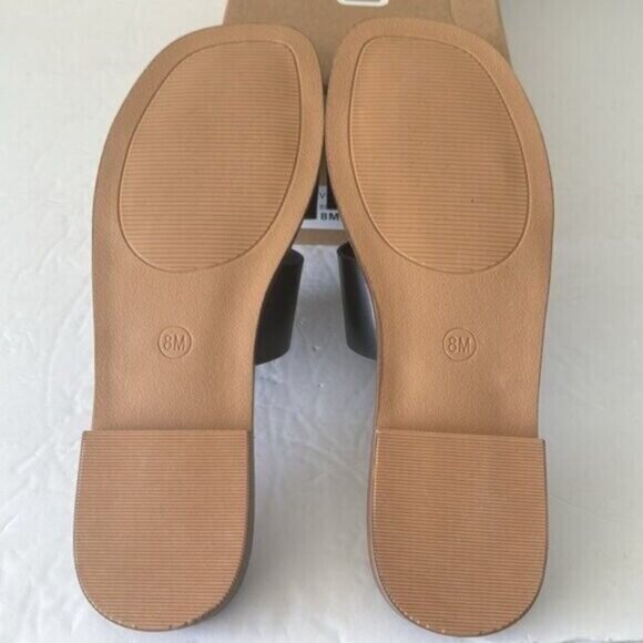 CUSHIONAIRE Voyage slide sandal Memory Foam Black Shoes Sz. 8M - Picture 5 of 11